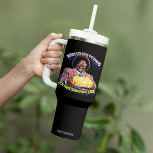 When Life Gives You Lemons Make Lemon Pound Cake Funny Meme Tumbler With Handle Viral Hip Hop Humor Parody for Rap Fans TS02 Print Your Wear