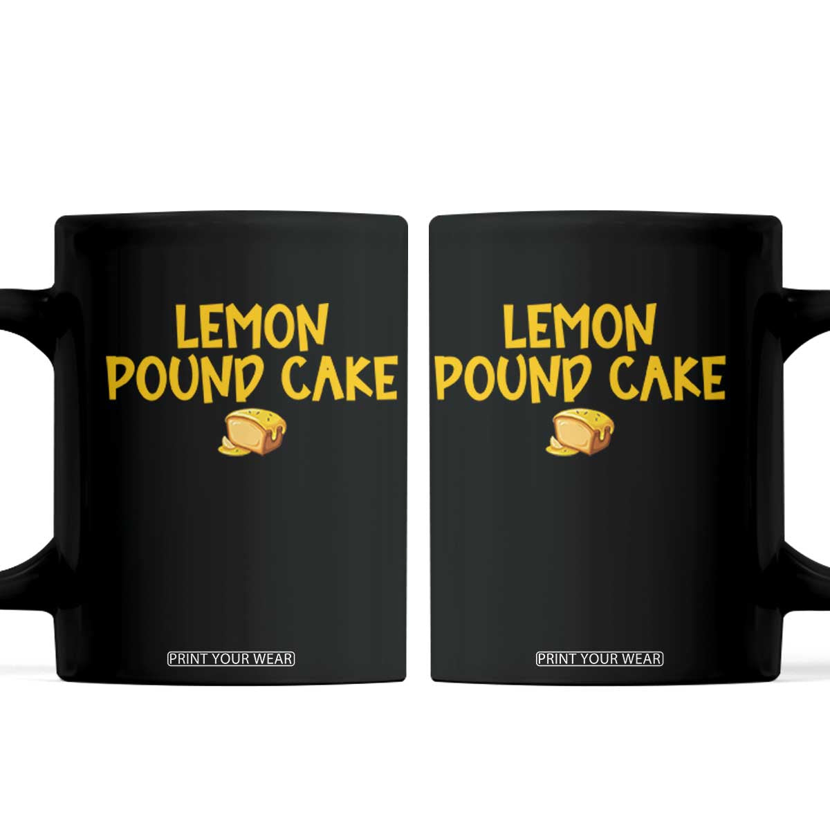 Lemon Pound Cake Team Coffee Mug Viral Meme Dessert Parody Internet Culture Fans TS02 Black Print Your Wear