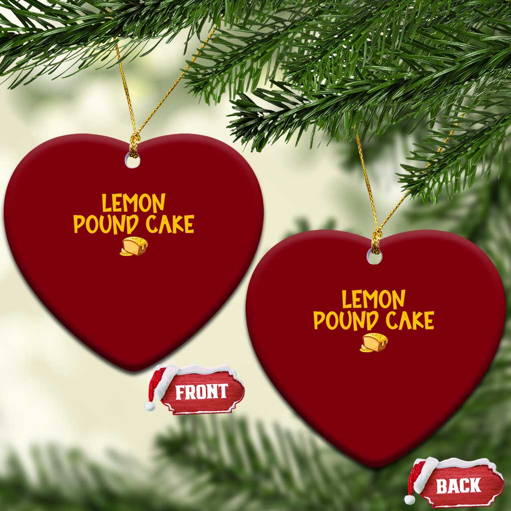 Lemon Pound Cake Team Ceramic Ornament Viral Meme Dessert Parody Internet Culture Fans TS02 Print Your Wear