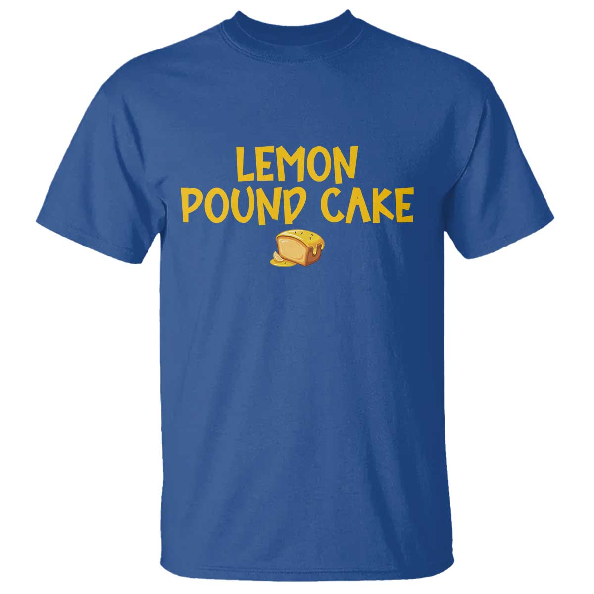 Lemon Pound Cake Team T Shirt Viral Meme Dessert Parody Internet Culture Fans TS02 Royal Blue Print Your Wear