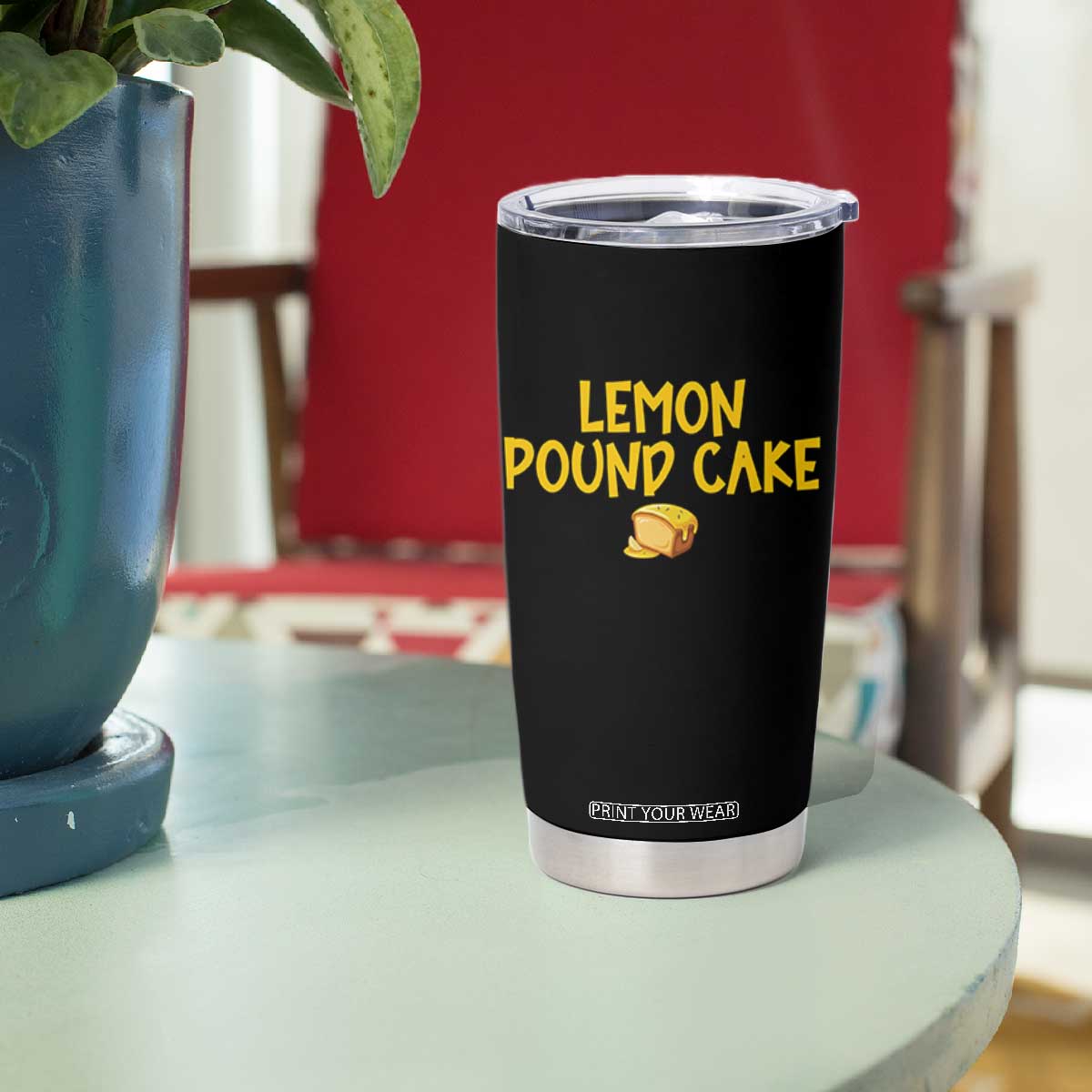 Lemon Pound Cake Team Tumbler Cup Viral Meme Dessert Parody Internet Culture Fans TS02 Print Your Wear