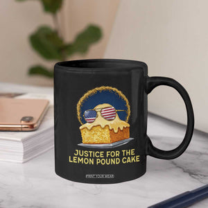 Justice for the Lemon Pound Cake Coffee Mug Viral Meme Dessert Parody Retro Hip Hop Vibe TS02 Print Your Wear