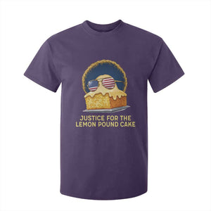 Justice for the Lemon Pound Cake T Shirt For Kid Viral Meme Dessert Parody Retro Hip Hop Vibe TS02 Purple Print Your Wear
