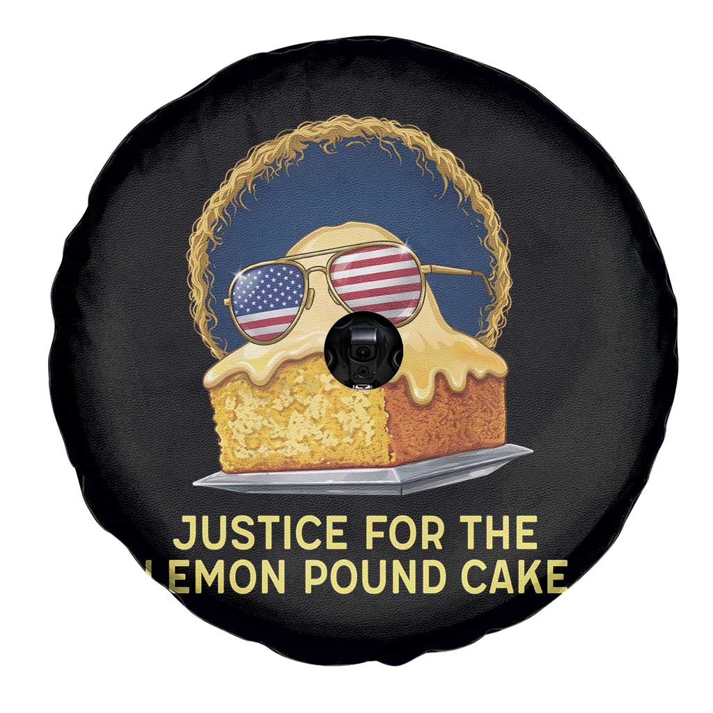 Justice for the Lemon Pound Cake Spare Tire Cover Viral Meme Dessert Parody Retro Hip Hop Vibe TS02 Print Your Wear
