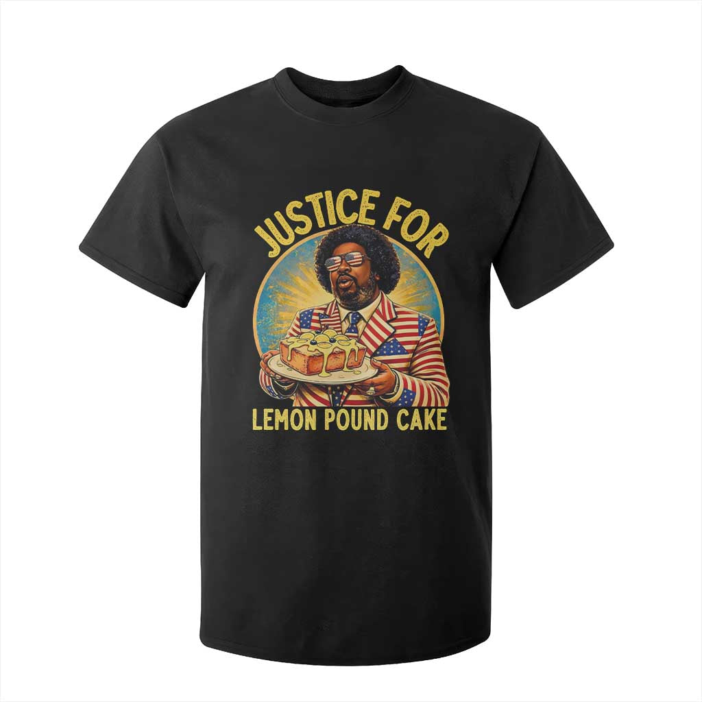 Justice for Lemon Pound Cake Patriotic Meme T Shirt For Kid Funny Viral Hip Hop Parody for Music Rap Fans TS02 Black Print Your Wear