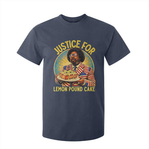 Justice for Lemon Pound Cake Patriotic Meme T Shirt For Kid Funny Viral Hip Hop Parody for Music Rap Fans TS02 Navy Print Your Wear