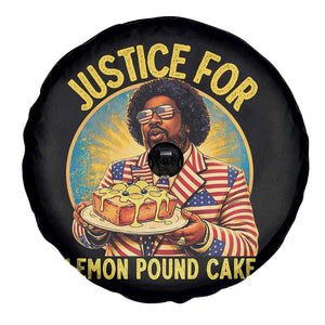 Justice for Lemon Pound Cake Patriotic Meme Spare Tire Cover Funny Viral Hip Hop Parody for Music Rap Fans TS02 Print Your Wear