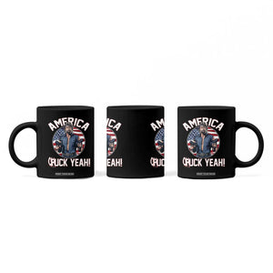 America Chuck Yeah Legendary Action Hero Coffee Mug Patriotic USA Flag Tribute 4th of July Freedom Humor TS02 Print Your Wear