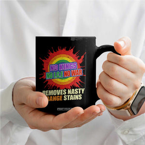 No Wars No Ice No Kings Retro Rainbow Coffee Mug Remove Nasty Orange Stains Protest Political Satire TS02 Print Your Wear