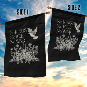 No Wars No Ice No Kings Botanical Dove Garden Flag Peace Symbol Anti War Human Rights Protest TS02 Print Your Wear