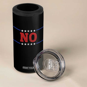 No Protest Patriotic 4 in 1 Can Cooler Tumbler Red White Blue Freedom Political Satire TS02 Print Your Wear