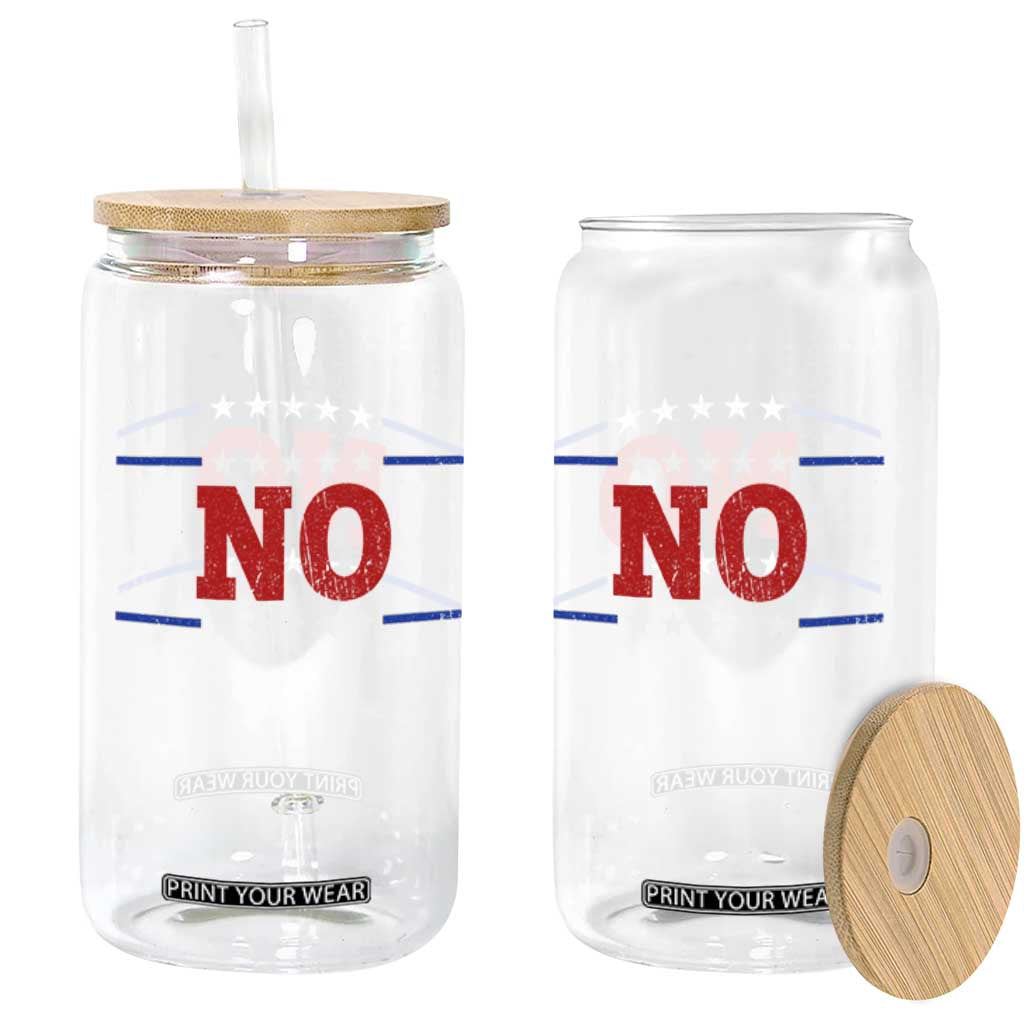 No Protest Patriotic Glass Can Red White Blue Freedom Political Satire TS02 Print Your Wear