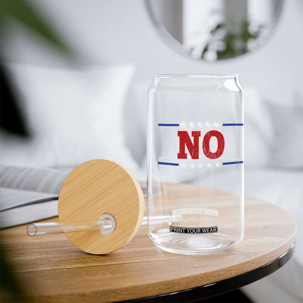 No Protest Patriotic Glass Can Red White Blue Freedom Political Satire TS02 Print Your Wear