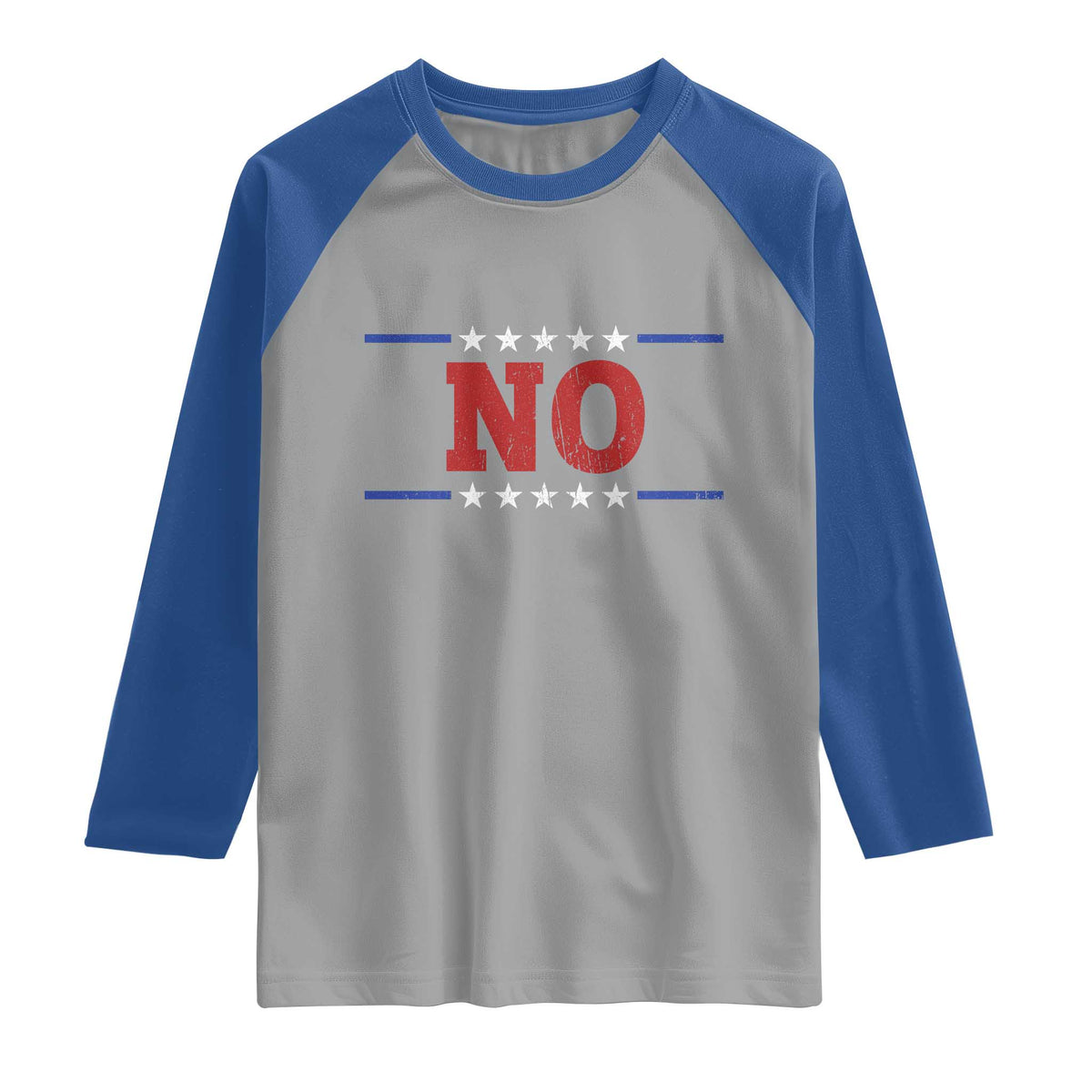 No Protest Patriotic Raglan Shirt Red White Blue Freedom Political Satire TS02 Sport Gray Royal Print Your Wear