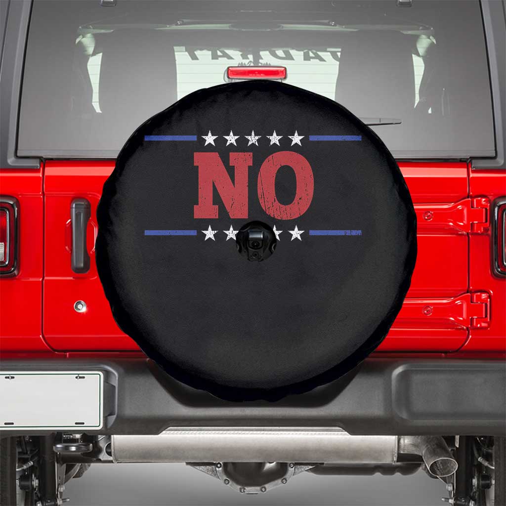 No Protest Patriotic Spare Tire Cover Red White Blue Freedom Political Satire TS02 Black Print Your Wear