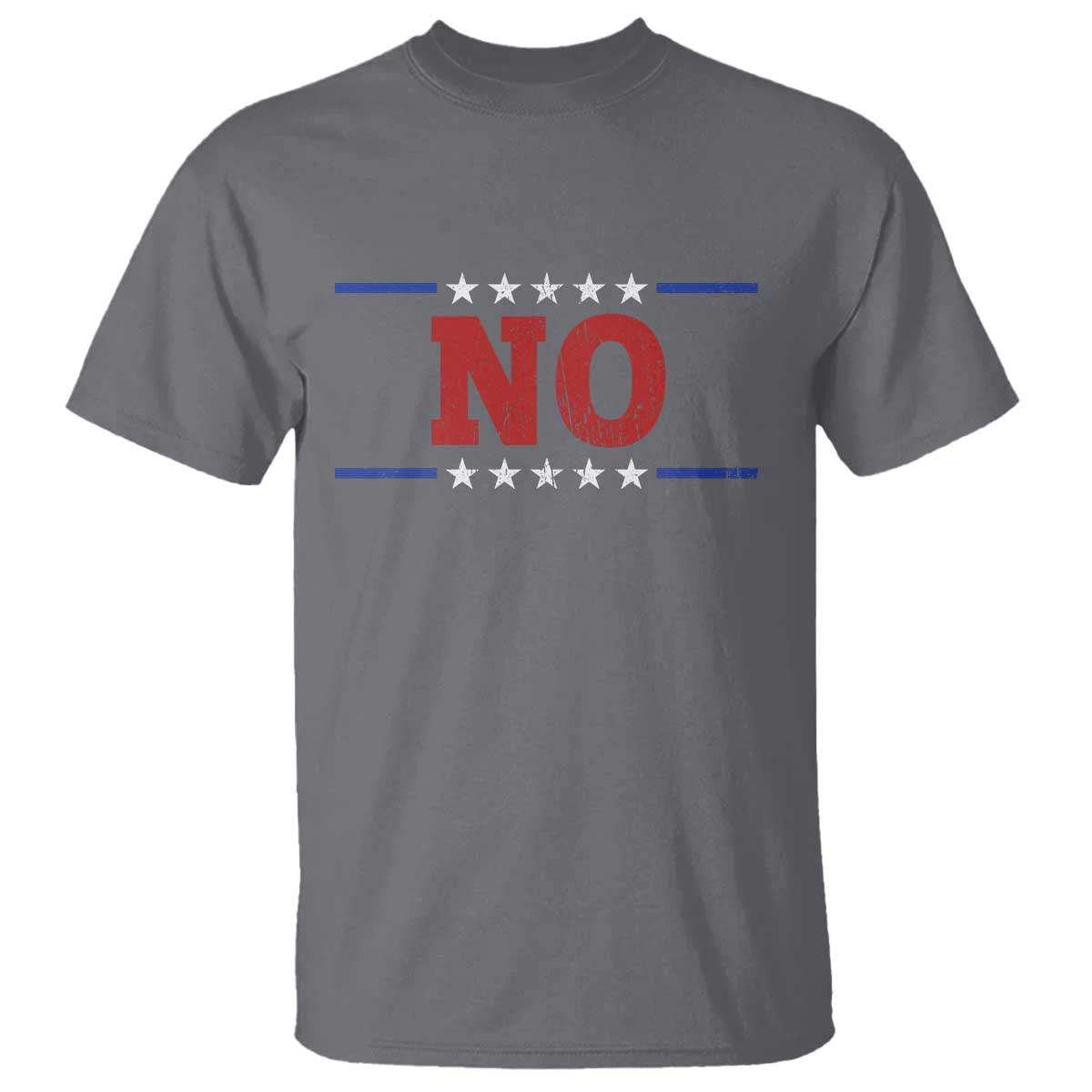 No Protest Patriotic T Shirt Red White Blue Freedom Political Satire TS02 Charcoal Print Your Wear