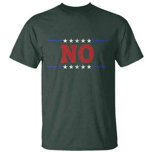 No Protest Patriotic T Shirt Red White Blue Freedom Political Satire TS02 Dark Forest Green Print Your Wear