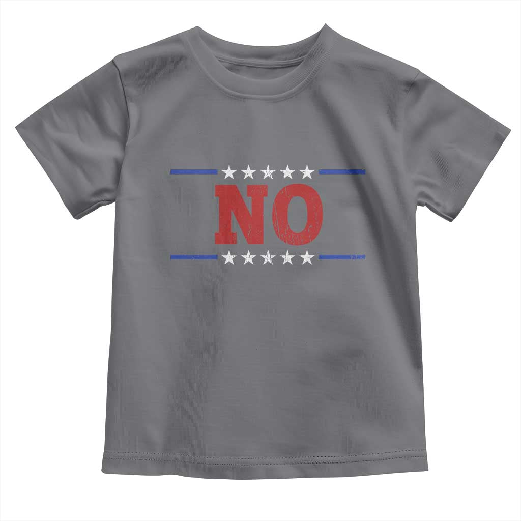 No Protest Patriotic Toddler T Shirt Red White Blue Freedom Political Satire TS02 Charcoal Print Your Wear