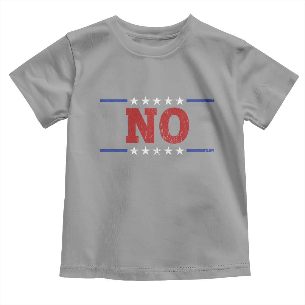 No Protest Patriotic Toddler T Shirt Red White Blue Freedom Political Satire TS02 Sport Gray Print Your Wear