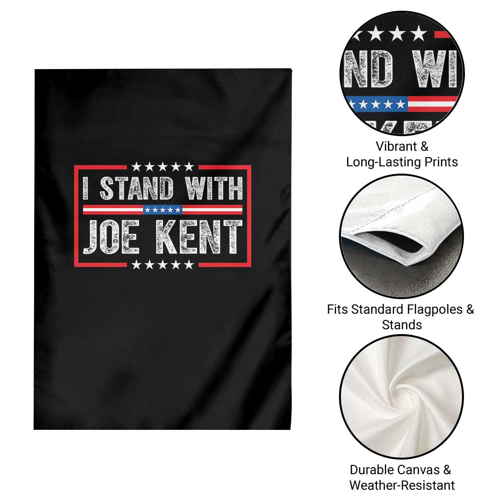 I Stand With Joe Kent Patriotic Support Garden Flag American Flag Political Statement TS02 Print Your Wear