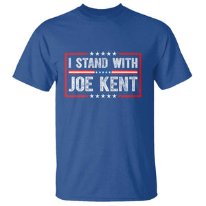I Stand With Joe Kent Patriotic Support T Shirt American Flag Political Statement TS02 Royal Blue Print Your Wear