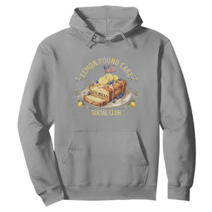 Lemon Pound Cake Social Club Hoodie Funny Viral Meme Dessert Parody Rap Fans TS02 Sport Gray Print Your Wear