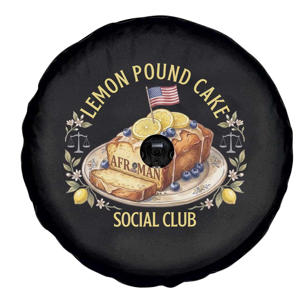 Lemon Pound Cake Social Club Spare Tire Cover Funny Viral Meme Dessert Parody Rap Fans TS02 Print Your Wear
