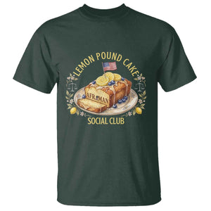 Lemon Pound Cake Social Club T Shirt Funny Viral Meme Dessert Parody Rap Fans TS02 Dark Forest Green Print Your Wear