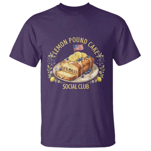 Lemon Pound Cake Social Club T Shirt Funny Viral Meme Dessert Parody Rap Fans TS02 Purple Print Your Wear