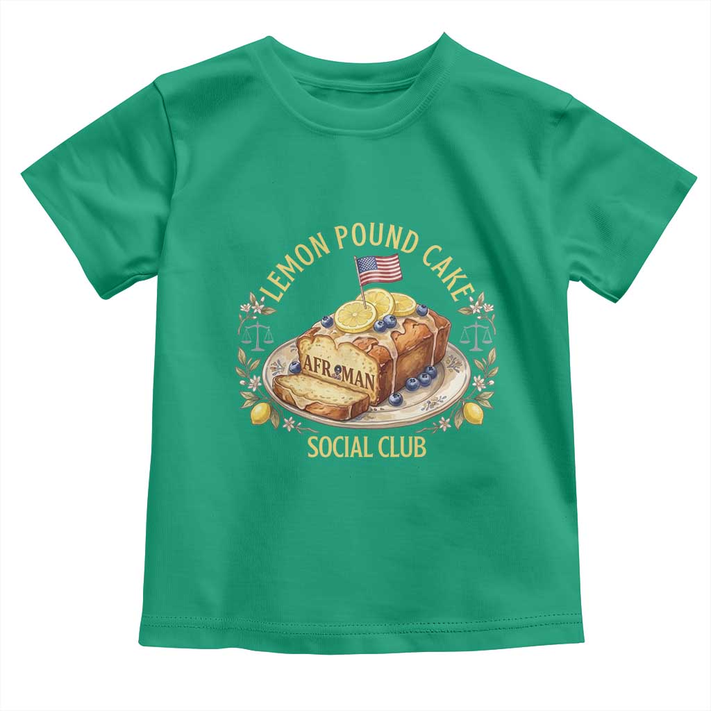 Lemon Pound Cake Social Club Toddler T Shirt Funny Viral Meme Dessert Parody Rap Fans TS02 Irish Green Print Your Wear
