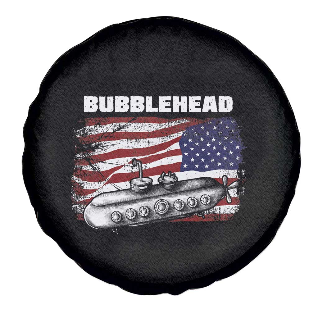 Navy Veteran Spare Tire Cover Bubblehead Submarine American Flag TS02 Print Your Wear