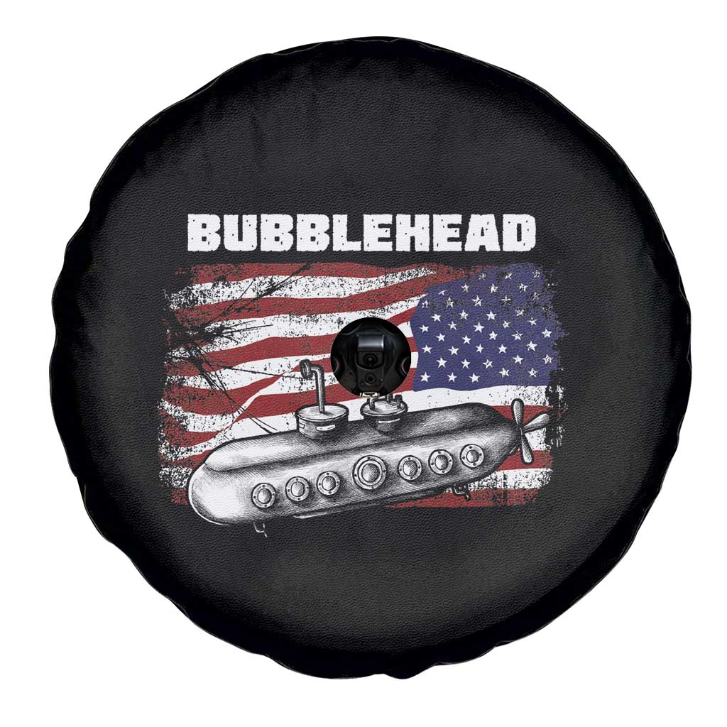 Navy Veteran Spare Tire Cover Bubblehead Submarine American Flag TS02 Print Your Wear