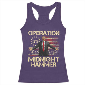 Operation Midnight Hammer Racerback Tank Top We The People 1776 American Flag TS02 Purple Print Your Wear
