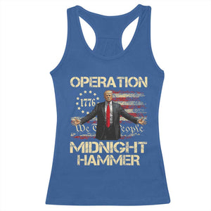 Operation Midnight Hammer Racerback Tank Top We The People 1776 American Flag TS02 Royal Blue Print Your Wear