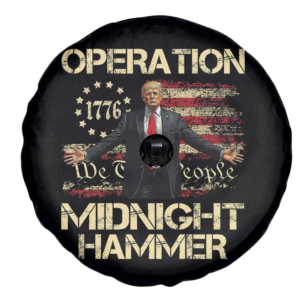 Operation Midnight Hammer Spare Tire Cover We The People 1776 American Flag TS02 Print Your Wear