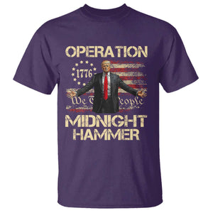 Operation Midnight Hammer T Shirt We The People 1776 American Flag TS02 Purple Print Your Wear