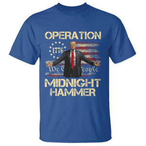 Operation Midnight Hammer T Shirt We The People 1776 American Flag TS02 Royal Blue Print Your Wear