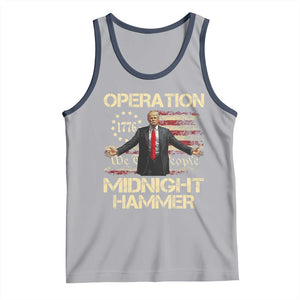 Operation Midnight Hammer Tank Top We The People 1776 American Flag TS02 Athletic Heather Navy Print Your Wear