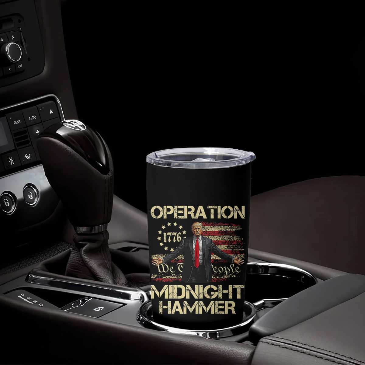 Operation Midnight Hammer Tumbler Cup We The People 1776 American Flag TS02 Print Your Wear