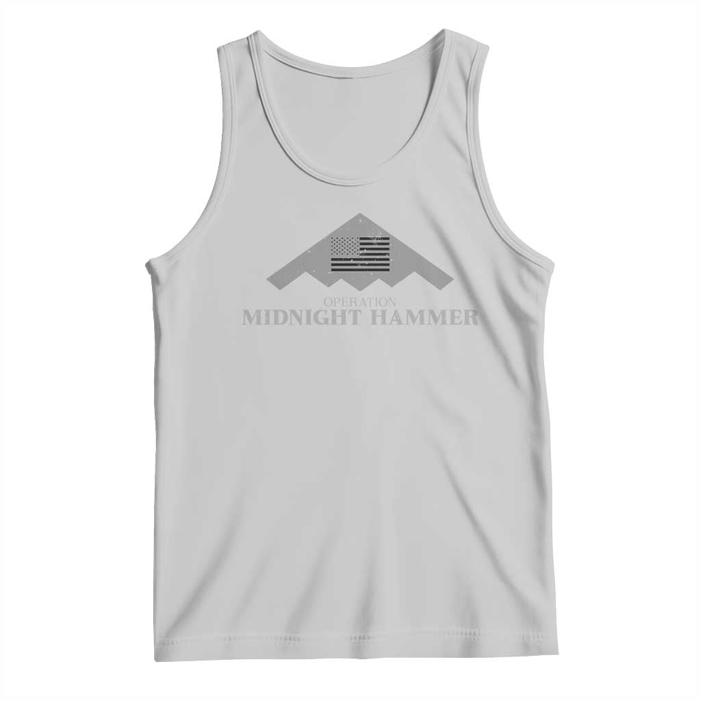 Operation Midnight Hammer Tank Top Stealth Patriot TS02 Ash Print Your Wear