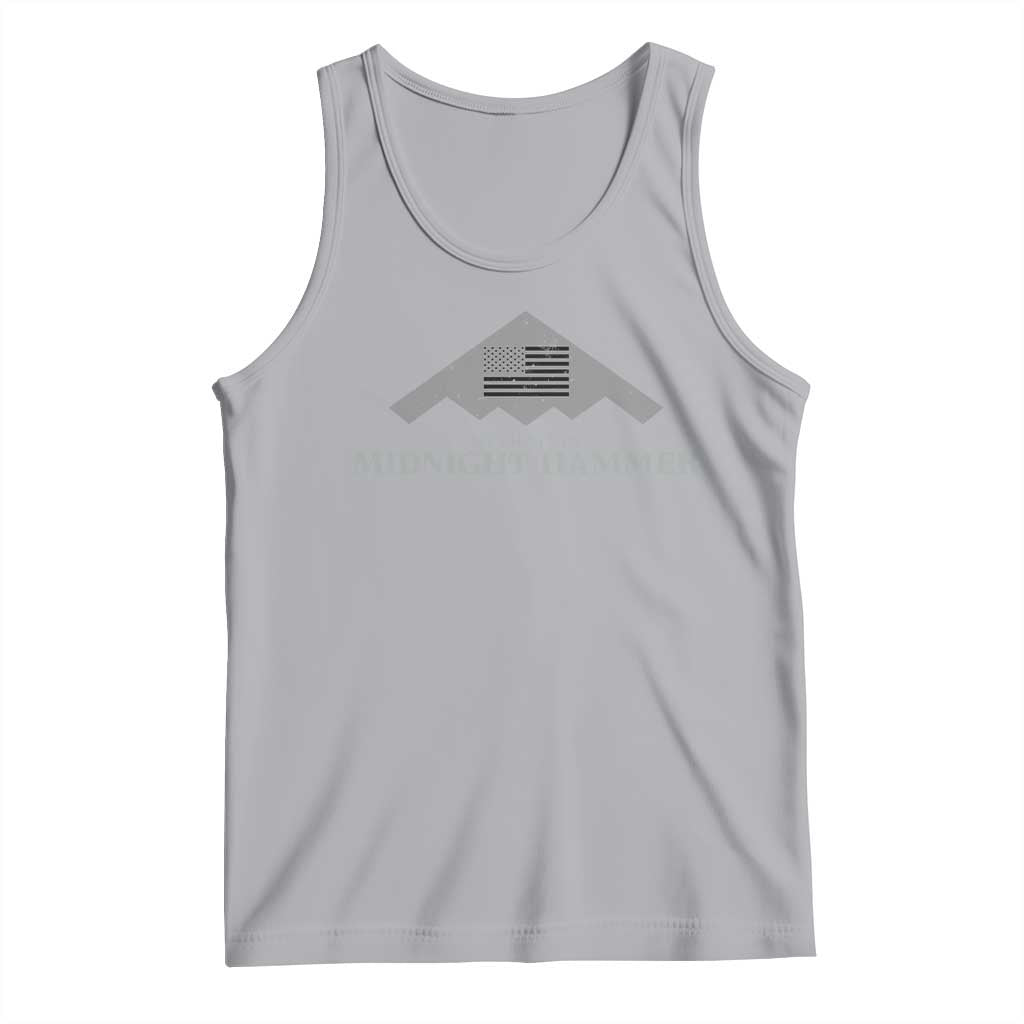 Operation Midnight Hammer Tank Top Stealth Patriot TS02 Athletic Heather Print Your Wear