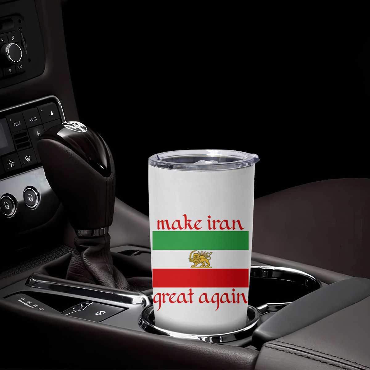 Make Iran Great Again Tumbler Cup Vintage Lion and Sun Flag Patriotic Iranian Pride TS02 Print Your Wear
