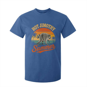 Hot Jimothy Summer Retro Sunset Beach Graphic T Shirt For Kid Funny Viral Seattle Raccoon Meme