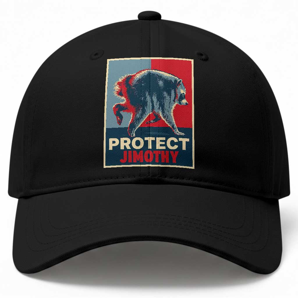 Protect Jimothy Seattle Raccoon Supporter Baseball Cap Hope Style Poster Parody Graphic TS02 Print Your Wear