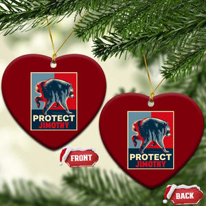 Protect Jimothy Seattle Raccoon Supporter Ceramic Ornament Hope Style Poster Parody Graphic