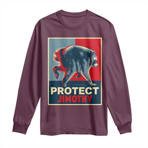 Protect Jimothy Seattle Raccoon Supporter Long Sleeve Shirt Hope Style Poster Parody Graphic