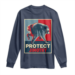 Protect Jimothy Seattle Raccoon Supporter Long Sleeve Shirt Hope Style Poster Parody Graphic