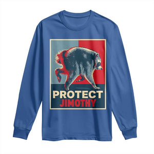 Protect Jimothy Seattle Raccoon Supporter Long Sleeve Shirt Hope Style Poster Parody Graphic