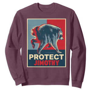 Protect Jimothy Seattle Raccoon Supporter Sweatshirt Hope Style Poster Parody Graphic