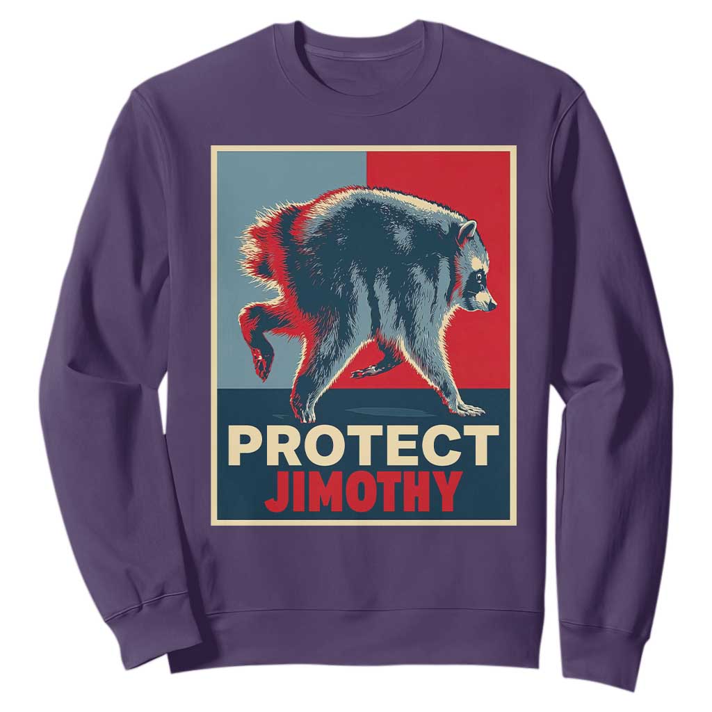 Protect Jimothy Seattle Raccoon Supporter Sweatshirt Hope Style Poster Parody Graphic